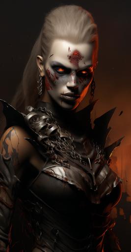 female terminator warrior with face of a zombie --c 25 --s 300 --style bcJI6fczgBnuZg-1hFTBEy1zFEzaOpz --ar 13:25
