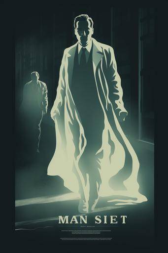 film noir style ghost poster --ar 2:3