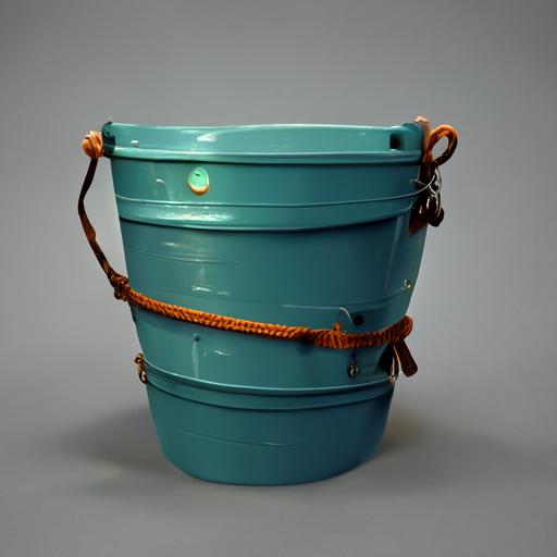 fishing bucket 3d model hd