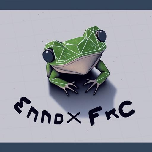 frog plays use oculus quest 2 logo isometric