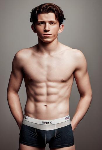 full body, portrait picture of a slim fit, ginger, beautiful, Caucasian, male underwear model, looks like Tom Holland, handsome face, symmetrical face, 8k, ultra high details, photorealistic, bokeh effect. --ar 9:16 --test --creative --upbeta --upbeta