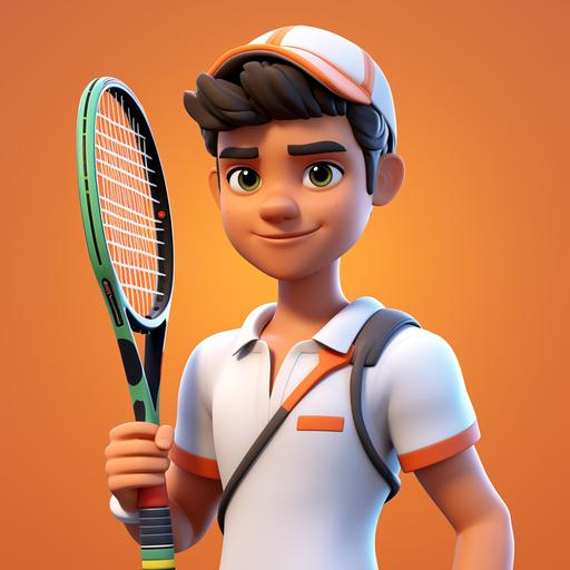 full face, roblox character, game character, cartoon, tennis player