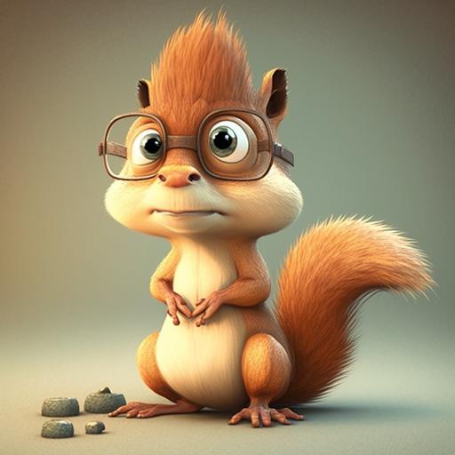 funny squirrel cartoon picture
