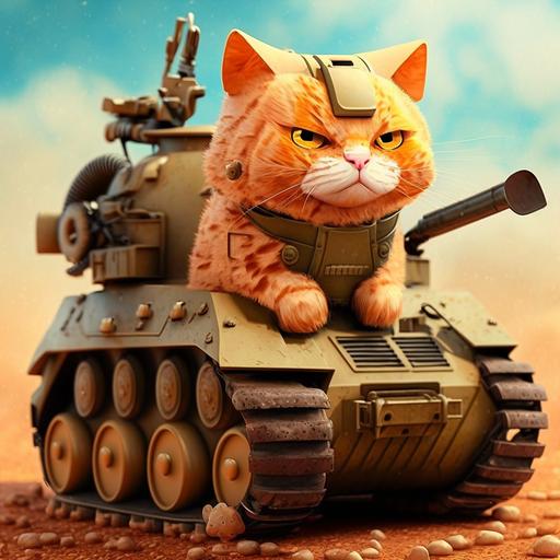 ginger cat soldiers army cartoon theme