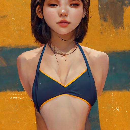girl swimsuit korean 4k highquality