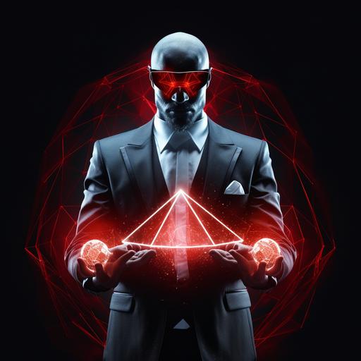 god - 2d minimalistic - red laser eyes - diamond hands - super strong - expert in crypto currencies- gives scams no chance - helps global- logo- full body or just hands