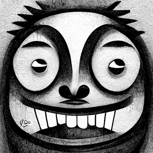 graphical, graphic, weird, black and white, talking jokes, movement, face, drawing, high quality, cartoon character, caricature, ypunk