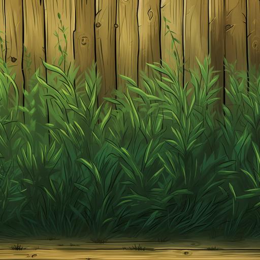 grass wall background,hand-draw style