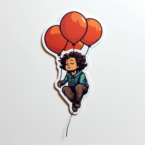 hang on. let me overthink this. sticker with white background