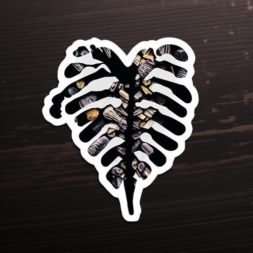 heart shaped sticker