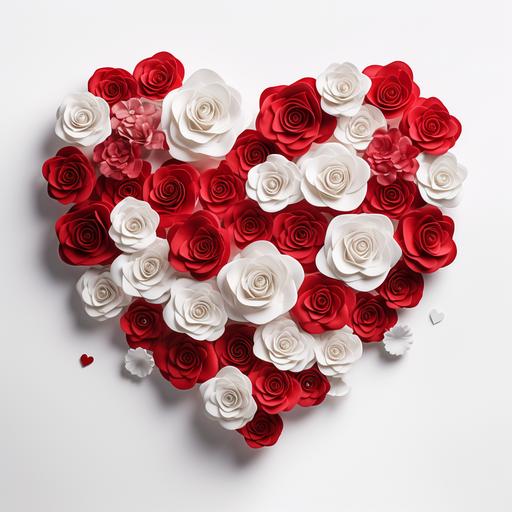 hearts,red,white background,roses