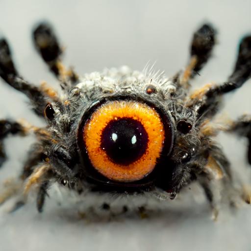 high-res; jumping spider close up; anger --uplight