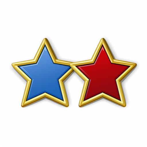 holiday stars , colourful, metal ink, clip art --c 100