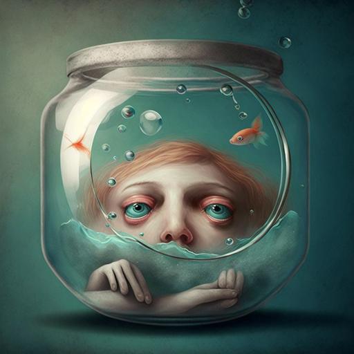 how are you feeling today? :: trapped inside a fish bowl --v 4