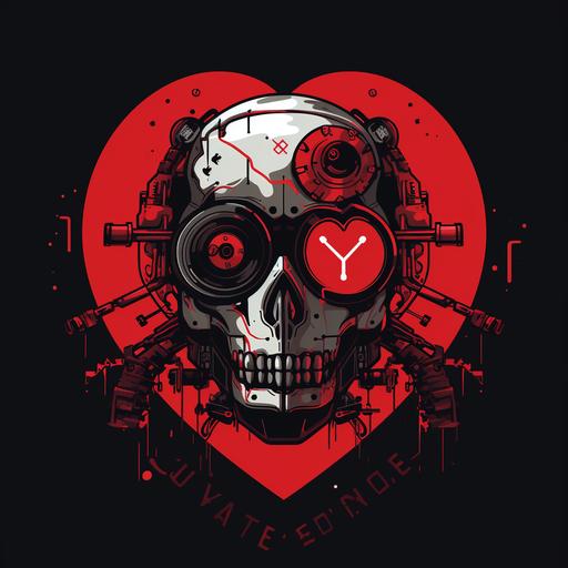 http:// love death and robots logo png in red color