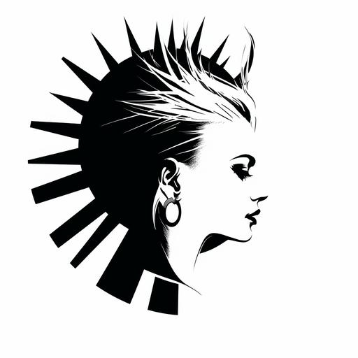 iconic, avant-garde, unisex, sustainable fashion logo