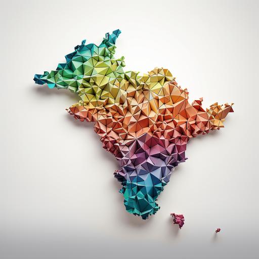 india map shaped logo representing resilience