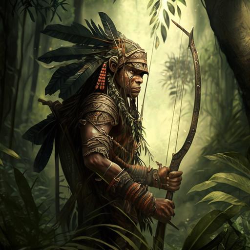 indian, bow and arrow, jungle, pro, army