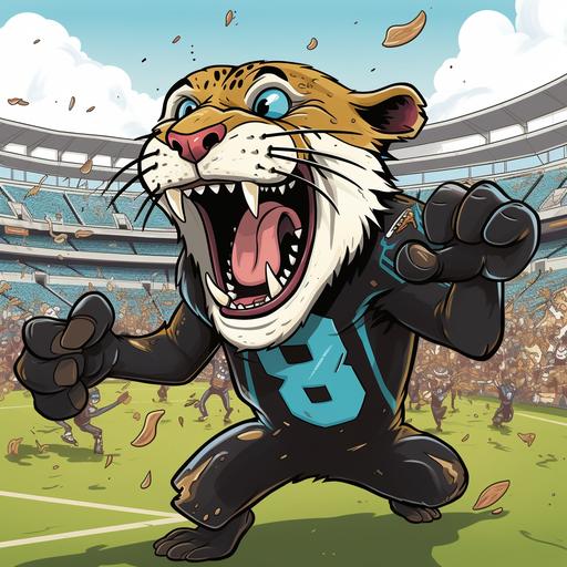 jacksonville jaguars cartoon