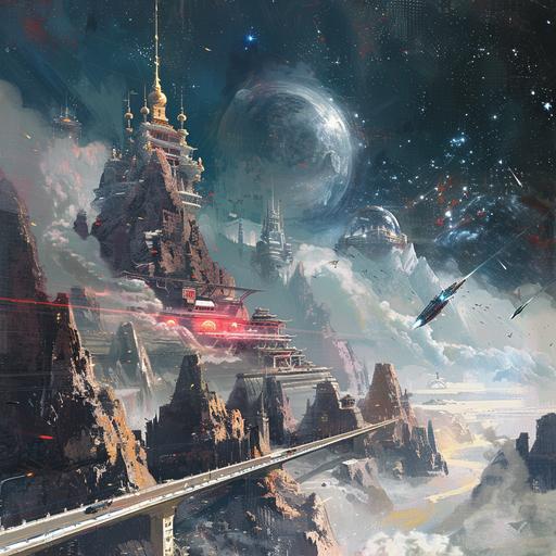 space opera orient aesthetic The book mountain has a road