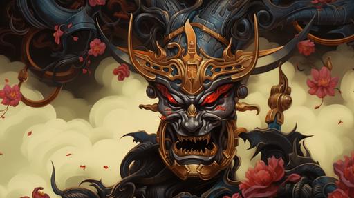knights of the temple of the iron nail - hannya --ar 16:9 --v 5.2
