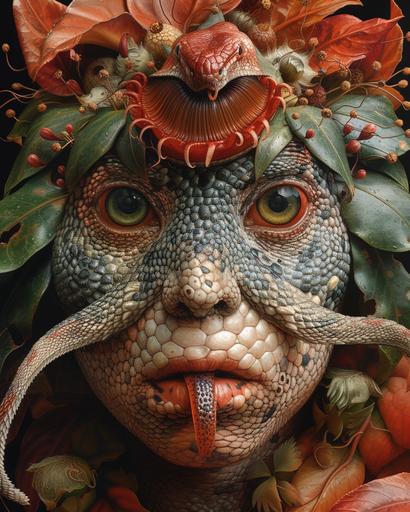 evil eye aztec baby nepenthes eating the rich snake tounge moebius, Sofonisba Anguissola --ar 4:5 --s 250 --v 6.0
