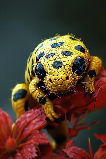 ladybug | by mierlu::0      snake eagle ladybug tiger, tiger ladybug eagle snake, animal who mix part of Tiger and ladybug and snake and eagle, in its natural habitat, --ar 2:3 --v 6.0 --s 222 --c 22
