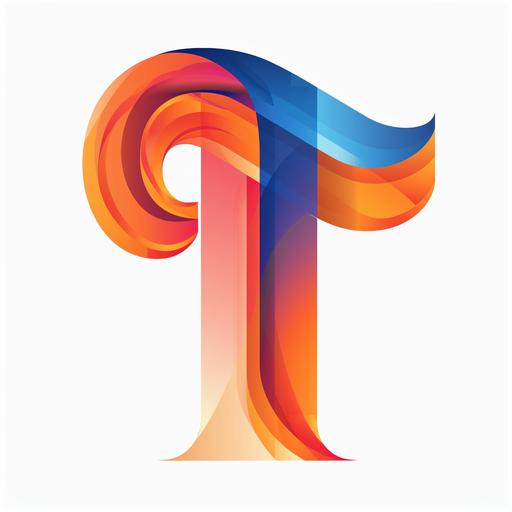 letter t logo. lower case