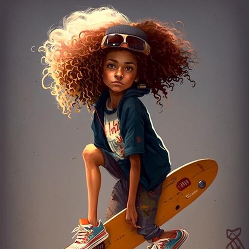 anime skateboard