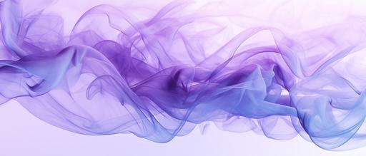 lilac purple smoke, abstract background with lilac purple streamers on light blue background, simple, smoke real smoke texture, 8k, bright, clear color smoothing, texture of gas, granular sensation, gas flow, smoke suit, gas texture, gas element, studio lighting, pastel smoke dreamscape, zoom shot --ar 21:9 --style raw