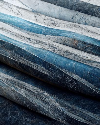 little silver, blue, marble style wallpaper, mixed --ar 4:5 --v 3