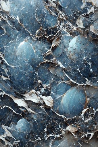 little silver, blue, marble style wallpaper, mixed --ar 2:3
