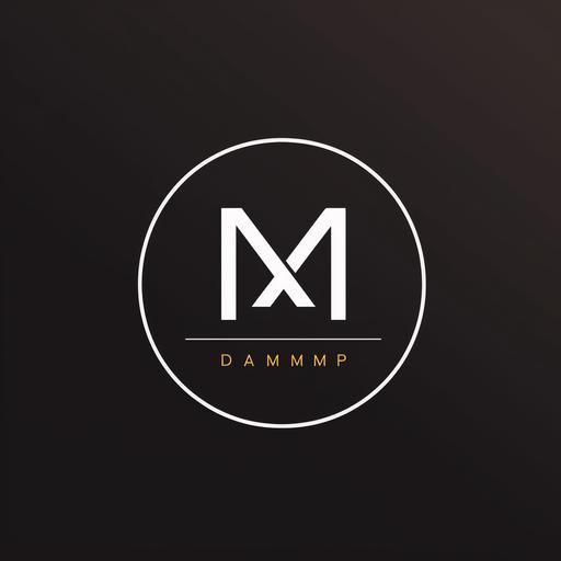 logo, DM production, photo studio, minimalism, vector --v 5