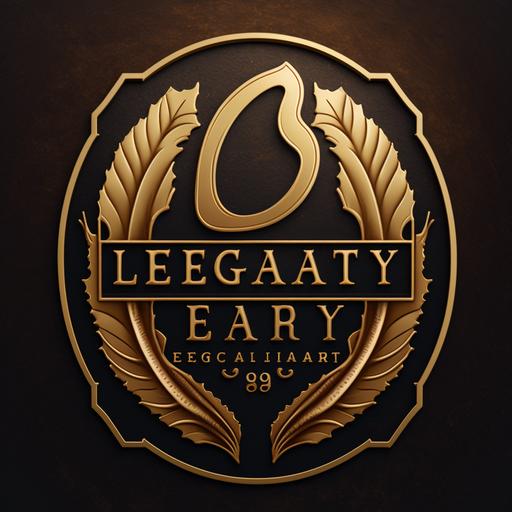 logo Legacy LeatherArt high graphic gold 8k