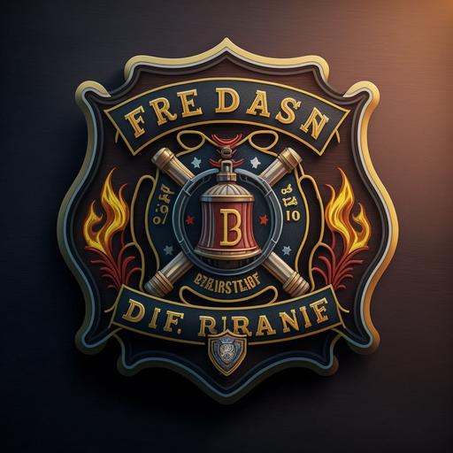 logo for a Fire department logo --v 4