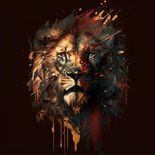 logo for bad lion agency