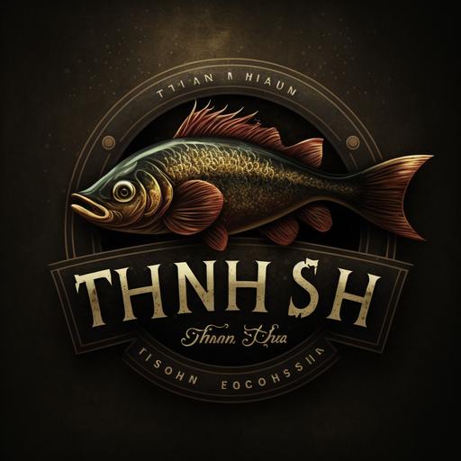 logo for thona fish with title to give it