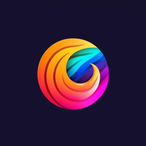 logo, rainbow, gradient, abstract, money