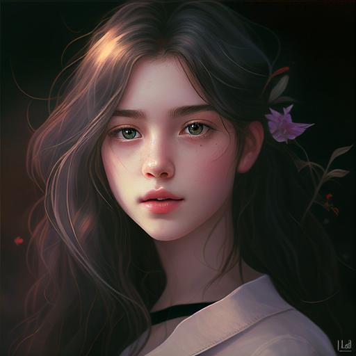 lojin, logy, girl i love it, with black and mid size eye, wise lips, short-mid hair, beautiful eyebrows, white skin, pink cheeks, mid weight, her length 152, beautiful, wavy straight hair, with mid nose, hot neck, love, 8k