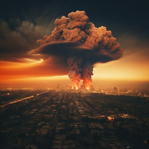 los angeles getting nuked