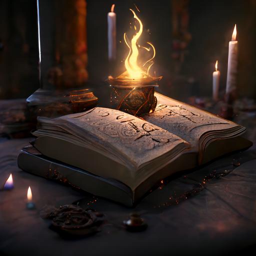 magic book banner,cinematic,Unreal Engine 5,highest quality 16:1 --v 4