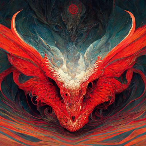 magnetic, red dragon