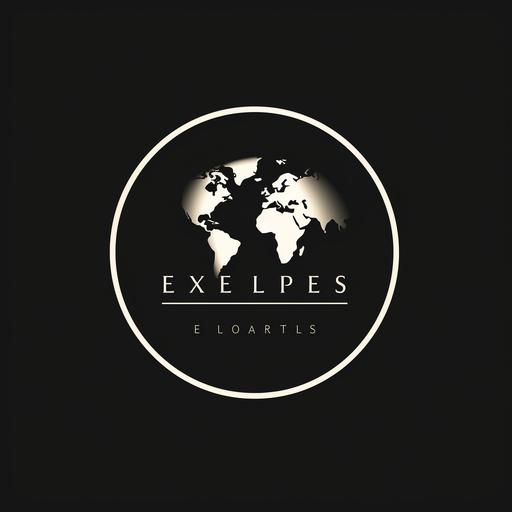 make a luxury group travel brand logo in black and white named Elite Escapes Collective