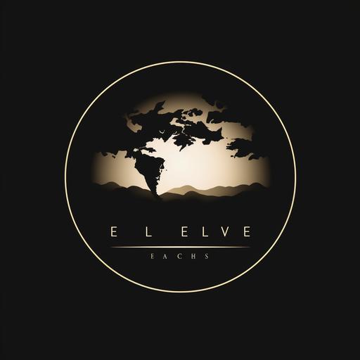 make a luxury group travel brand logo in black and white named Elite Escapes Collective
