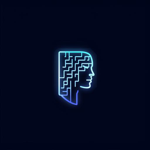 make me a simple minimalist logo for a AI blockchain ticket company that embraces democracy and blocks
