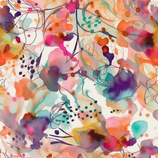 masterpiece ,organza, watercolor, floral, lines, splashes, wallpaper, texture ,repeating pattern , clean white background --tile --upbeta --v 5 --s 750 --q 2 --q 1