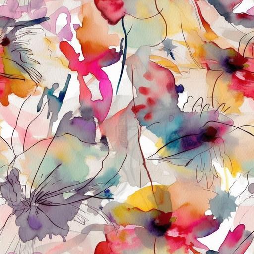 masterpiece ,organza, watercolor, floral, lines, splashes, wallpaper, texture ,repeating pattern , clean white background --tile --upbeta --v 5 --s 750 --q 2 --q 1