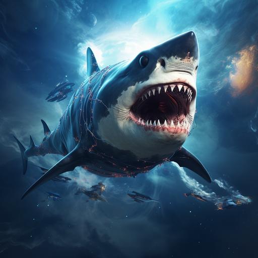 megalodon in space