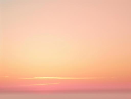 minimal scenic view of sunset sky neutral peach/orange color palette, simple, ethereal, no clouds, --ar 4:3 --v 6.0