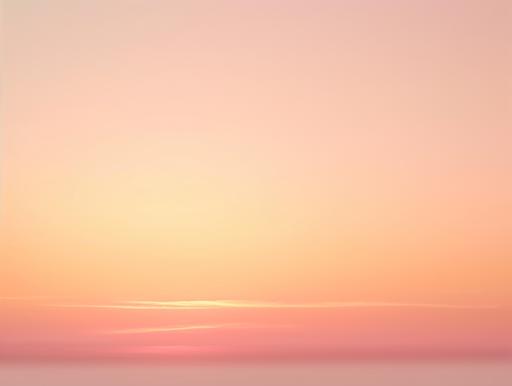minimal scenic view of sunset sky neutral peach/orange color palette, simple, ethereal, no clouds, --ar 4:3 --v 6.0